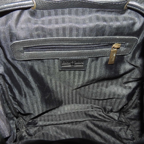 Claire Chase Black Leather Backpack main image 7